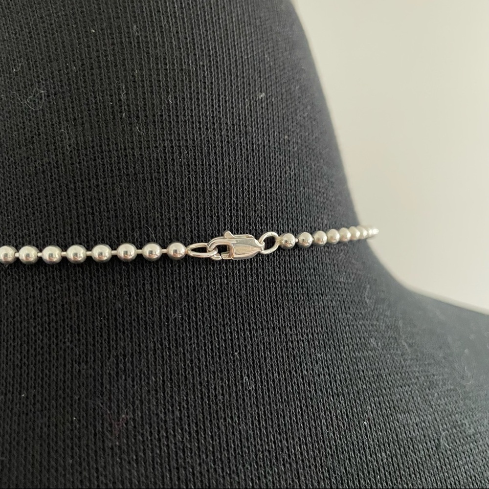 ✨𝙷𝚘𝚜𝚝 𝙿𝚒𝚌𝚔✨ GARRARD Silver Wing Double Pendants Necklace - Picture 8 of 12